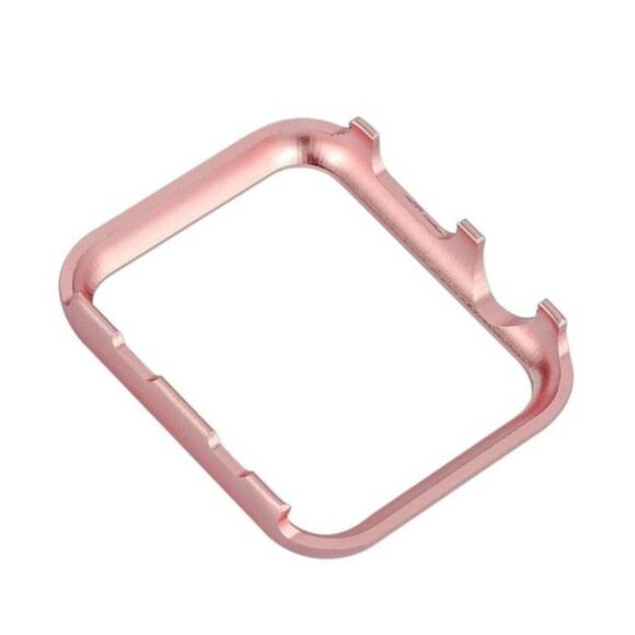 44mm Pink Women's Bling Crystal Diamonds Case For Apple Watch L204 - Picture 3 of 4